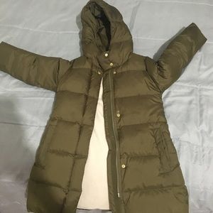 J. Crew girls puffer coat